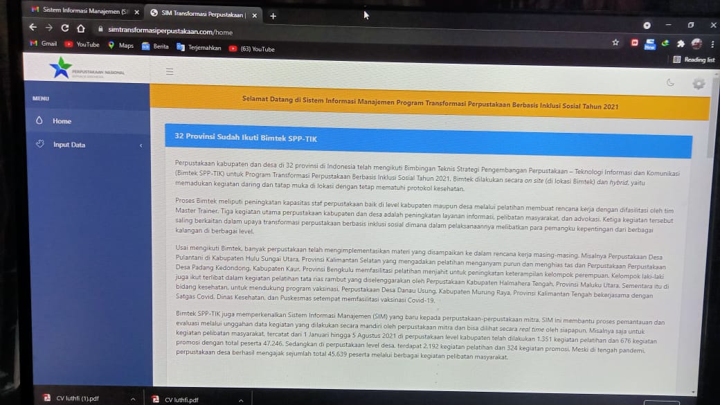 Perpustakaan Swa Pustaka Hargorejo Lakukan Dokumentasi Online